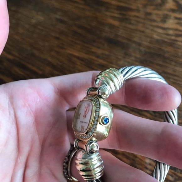 David Yurman diamond bezel watch - Picture 6 of 8